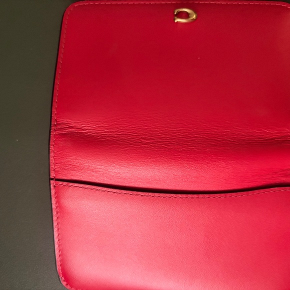 Coach Essential Slim Card Case Wallet - red - Picture 2 of 3
